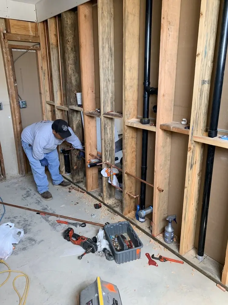 Commercial rough-in plumbing for Gas Line Repair in Homeland Park
